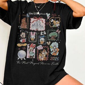 Vintage Mickey & Friends Disney Vacation 2026 Graphic